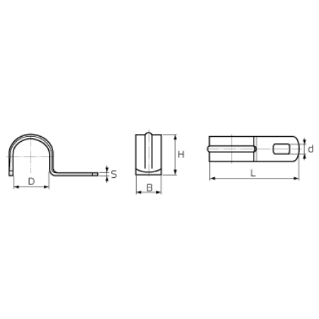 КВТ Скоба однолапковая стальная СМО 25–26 (мин партия 100 шт.) 49116 KVT КВТ Скоба однолапковая стальная СМО 25–26 (мин партия 100 шт.) 49116 KVT