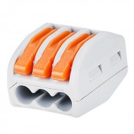 КВТ Клемма рычажковая Wago 222–413 53162 (цена за уп.) KVT