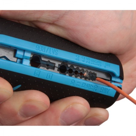 КВТ Многофункциональный стриппер-отвертка WS-05 с индикатором напряжения 55953 KVT КВТ Многофункциональный стриппер-отвертка WS-05 с индикатором напряжения 55953 KVT