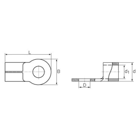 КВТ Наконечник медный под пайку ПМ 1.5–5 (мин партия 100 шт.) 59135 KVT КВТ Наконечник медный под пайку ПМ 1.5–5 (мин партия 100 шт.) 59135 KVT