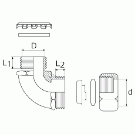 КВТ Муфта ВМ(90°) 15 вводная для подсоединения металлорукава (мин партия 10 шт.) 61379 KVT КВТ Муфта ВМ(90°) 15 вводная для подсоединения металлорукава (мин партия 10 шт.) 61379 KVT