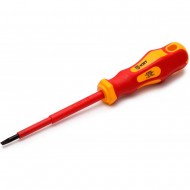КВТ Диэлектрическая отвертка VDE 4,0х100 мм 67378 KVT