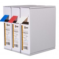 КВТ Термоусаживаемя трубка в евро-боксе Т-BOX-12/6 прозрачная (10м) 78576 KVT