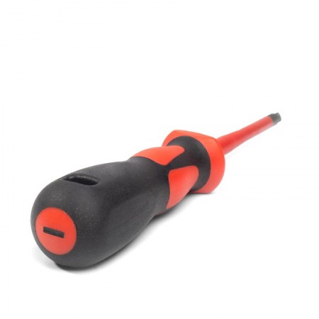 КВТ Диэлектрическая отвертка с изоляцией СЛИМ 5.5х125, 78589 KVT КВТ Диэлектрическая отвертка с изоляцией СЛИМ 5.5х125, 78589 KVT