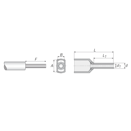 КВТ Наконечник штыревой втулочный двойной НШВИ(2) 16-14 (мин партия 100 шт.) 56678 / 79473 KVT КВТ Наконечник штыревой втулочный двойной НШВИ(2) 16-14 (мин партия 100 шт.) 56678 / 79473 KVT