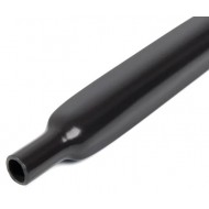 КВТ Высокотемпературная фторопластовая термоусадочная трубка ТТ-150-12.7/6.4, черн 2:1 (мин партия 10 шт.) 79912 KVT