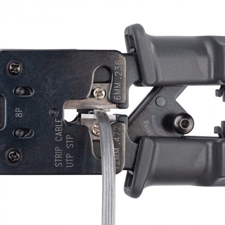 КВТ Кримпер для обжима RJ-разъемов JT-03T 84493 KVT КВТ Кримпер для обжима RJ-разъемов JT-03T 84493 KVT