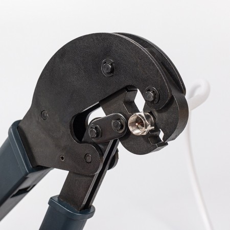 КВТ Кримпер для обжима коаксиальных F, BNC разъемов. HT-106E 85138 KVT КВТ Кримпер для обжима коаксиальных F, BNC разъемов. HT-106E 85138 KVT