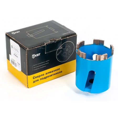 КВТ Сверло алмазное для подрозетников КВТ Сверло алмазное для подрозетников